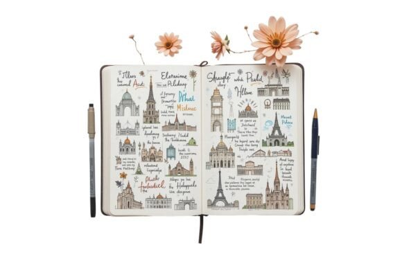 Download Retro Adventure Scrapbook Art - Scrapbook art Collection