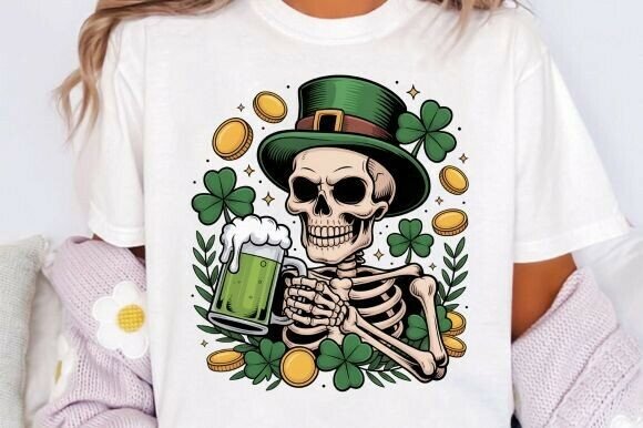 Download St Patrick's Day Skeleton PNG, Lucky Png - Lucky png Collection