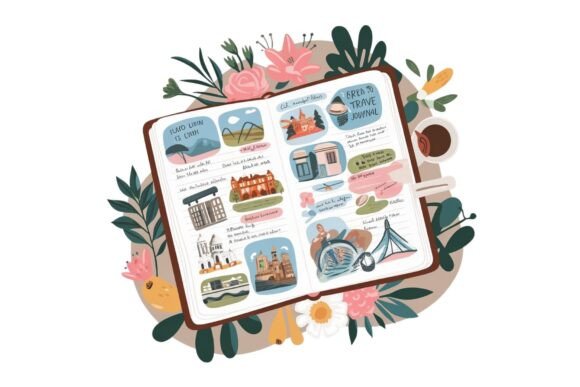 Download Retro Adventure Scrapbook Art Clipart - Scrapbook art Collection