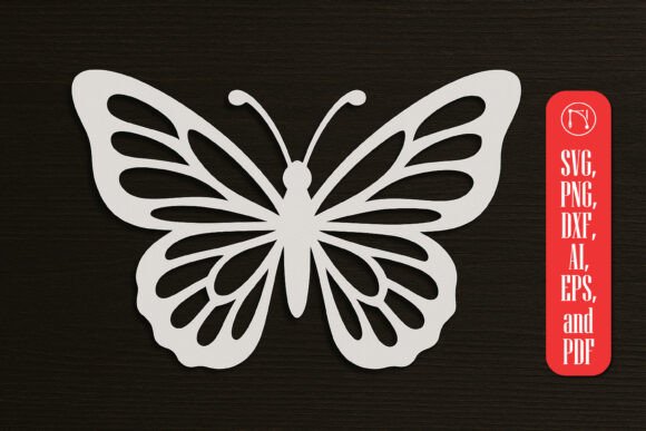 Download Paper Cut Butterfly SVG Cut File - Butterfly svg Collection