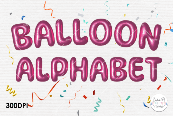 Download Alphabet Pink Foil Balloon Bundle - Balloon bundle Collection