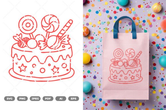 Download Birthday Cake SVG &amp; Clipart - Premium Bundle